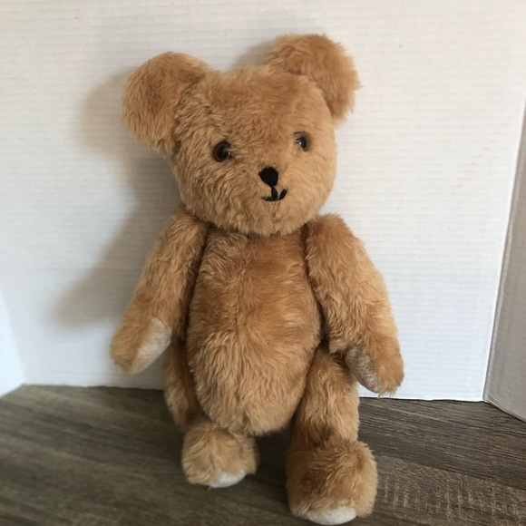 Vtg Fully Jointed Teddy Bear - Picture 8 of 8